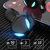 Wireless Sport Earbuds with Comfort Fit - no Ear Pain - Black